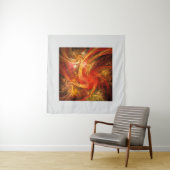 Tenture Firestorm Nova Art Abstrait (En situation (horizontale))