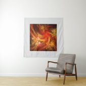 Tenture Firestorm Nova Art Abstrait (En situation)