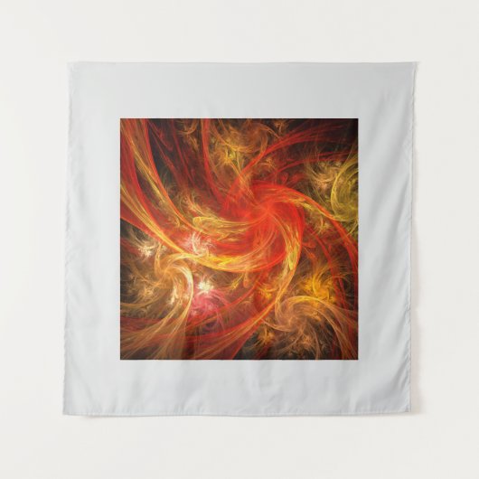 Tenture Firestorm Nova Art Abstrait (Devant)
