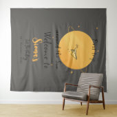 Tenture First Trip Around The Sun Paper Airplane Birthday (En situation (horizontale))