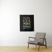 Tenture Fishing Art Less Talk More Fishing (En situation)