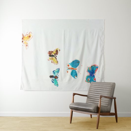 Tenture Five Butterflies (En situation (horizontale))