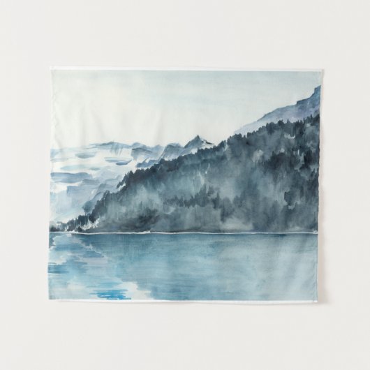 Tenture Fjords d'hiver (Devant (Horizontal))