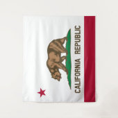 Tenture Flag Of California Wall Tapestry (Devant)