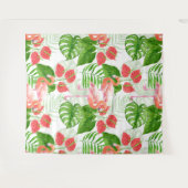 Tenture Flamant rose (Devant (Horizontal))