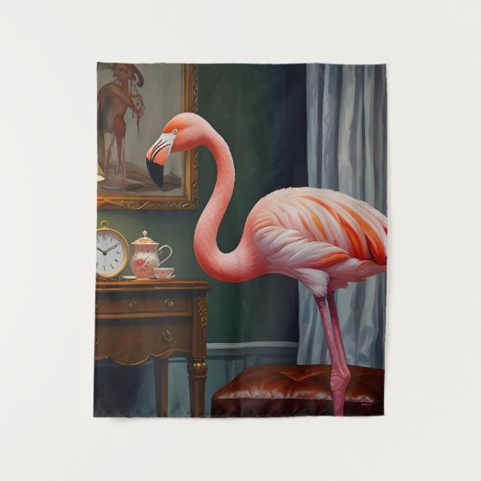Tenture Flamant rose Cozy Corner (Devant)