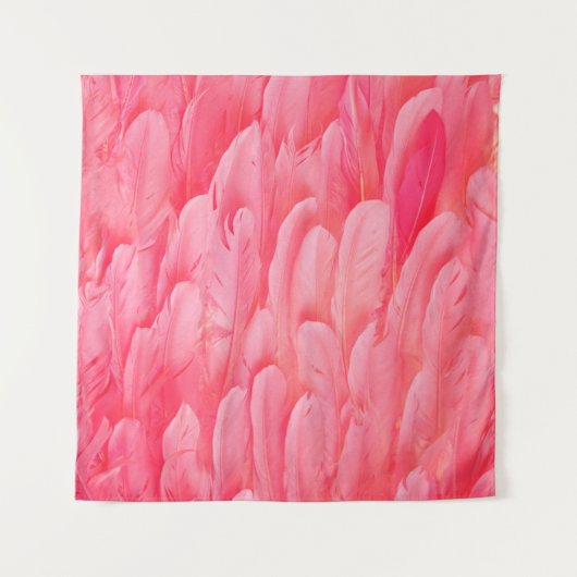 Tenture Flamant rose rose Feathersflamingo, plume, rose, t (Devant (Horizontal))