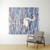 Tenture Flamant rose sauvage (En situation (horizontale))