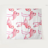 Tenture Flamants roses (Devant (Horizontal))