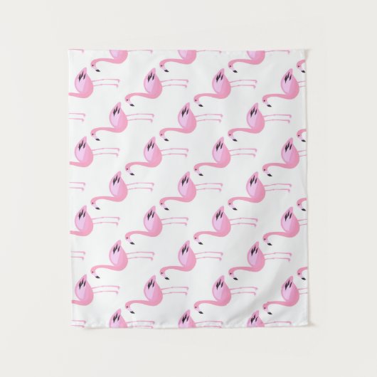 Tenture Flamants roses roses (Devant)