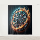 Tenture Flaming Dart Arena Inspirez la passion des fléchet (Devant)