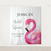 Tenture Flamingo rose Eté Mariage Animal Oiseau (Devant)