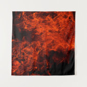 Tenture Flamme arrière - plan feu noir chaud (Devant (Horizontal))