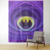 Tenture flamme violette (En situation)