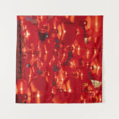 Tenture Flammes rouges Nouvel An chinois (Devant (Horizontal))