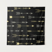 Tenture Flèche ethnique : Conception Motif transparente (Devant (Horizontal))