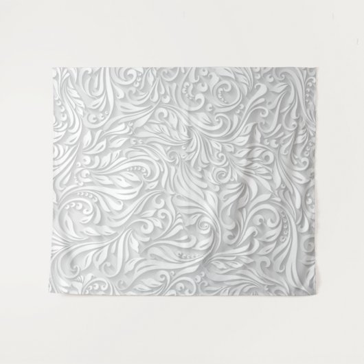 Tenture Fleur Blanche (Devant (Horizontal))