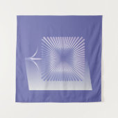 Tenture Fleur carré violette (Devant (Horizontal))