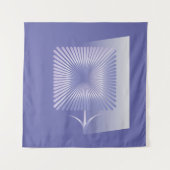 Tenture Fleur carré violette (Devant)