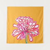 Tenture Fleur colorée artistique (Devant)