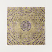 Tenture Fleur d'améthyste et d'or de la vie (Devant)