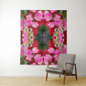 Tenture Fleur de bougainvilliers roses (En situation)