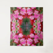 Tenture Fleur de bougainvilliers roses (Devant)