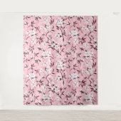 Tenture Fleur de cerisier blanc (Devant)