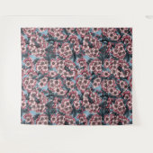 Tenture Fleur de cerisier rose et bleu (Devant (Horizontal))