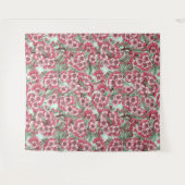 Tenture Fleur de cerisier rose et menthe (Devant (Horizontal))