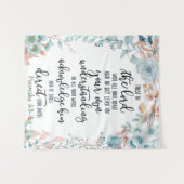 Tenture Fleur de confiance dans le Seigneur (Devant (Horizontal))