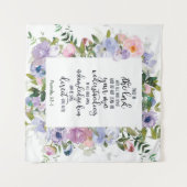 Tenture Fleur de confiance dans le Seigneur (Devant (Horizontal))
