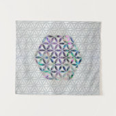 Tenture Fleur de coquille d'ormeau de la vie sur la perle (Devant (Horizontal))