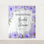 Tenture Fleur de douche violette (Devant)