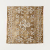 Tenture Fleur de lis ornement de luxe en perles et or (Devant (Horizontal))