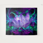 Tenture Fleur de lotus pourpre (Devant (Horizontal))