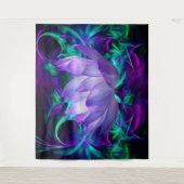 Tenture Fleur de lotus pourpre (Devant)