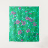 Tenture Fleur de Malve, Peinture Florale Été (Devant)