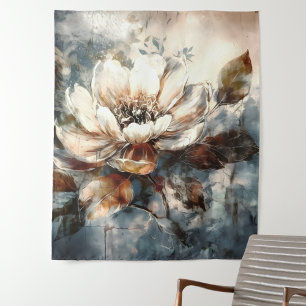 Tenture Fleur de pivoine aquarelle douce