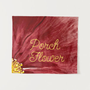 Tenture Fleur de porche / Original /