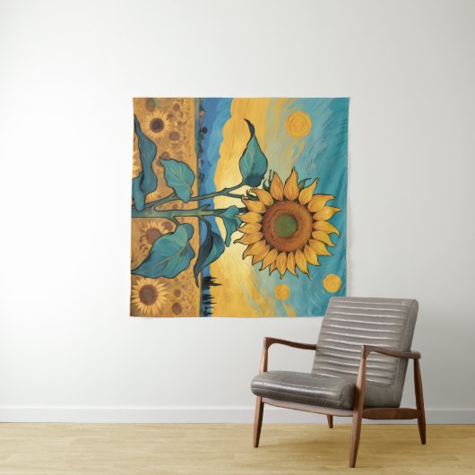 Tenture Fleur de Soleil straillante - Dutch Master Serie Z (En situation (horizontale))