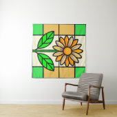 Tenture Fleur de verre tendu (En situation (horizontale))