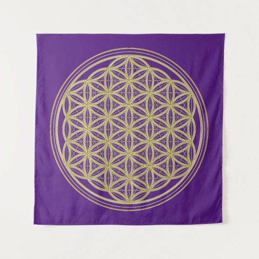 Tenture fleur de vie (Devant)