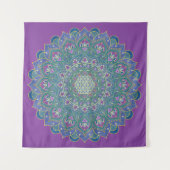 Tenture Fleur de Vie - Mandala de style indien 1 (Devant (Horizontal))