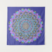 Tenture Fleur de Vie - Mandala de style indien 2 (Devant (Horizontal))