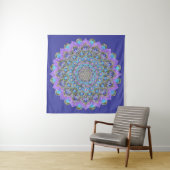 Tenture Fleur de Vie - Mandala de style indien 2 (En situation (horizontale))