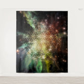 Tenture Fleur de vie universelle (Devant)