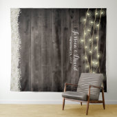 Tenture Fleur d'haleine Rustic Baby Barn Mariage Backdrops (En situation (horizontale))