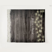 Tenture Fleur d'haleine Rustic Baby Barn Mariage Backdrops (Devant (Horizontal))