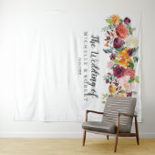 Tenture Fleur du pays | Fond d'écran Mariage - Booth Photo (En situation (horizontale))